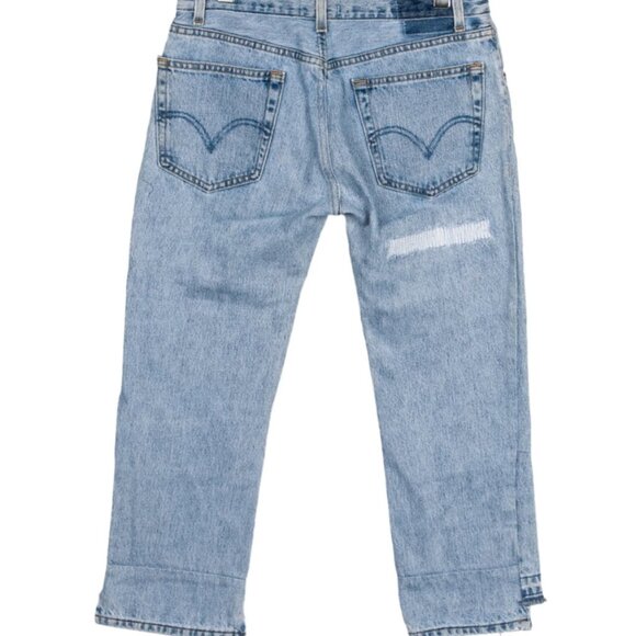 Nili Lotan Franki Boyfriend Jeans – Levi’s Reworked Denim – Size 26